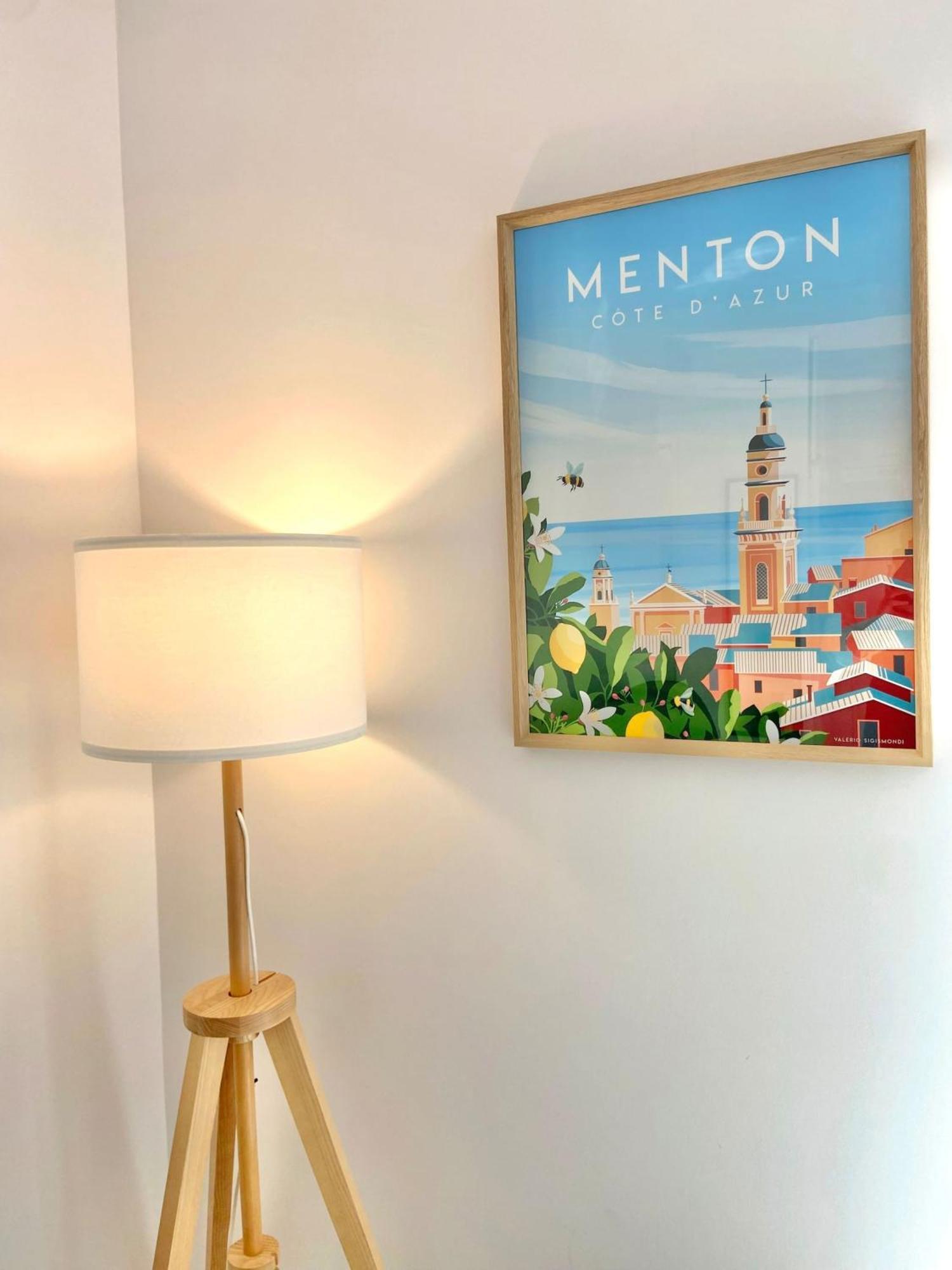Ferienwohnung 'Cap Riviera' Proche Gare Et Centre Menton Exterior foto