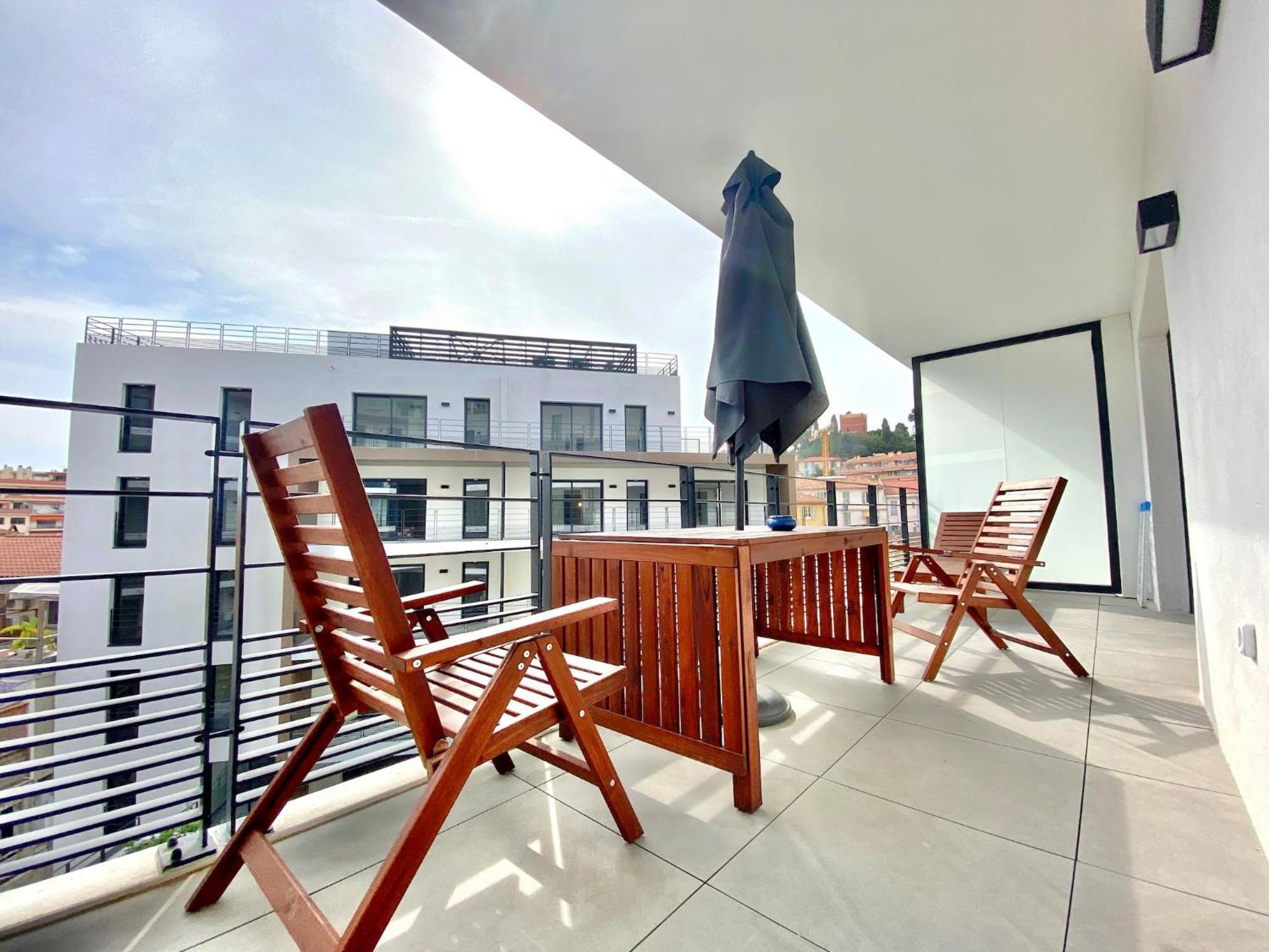 Ferienwohnung 'Cap Riviera' Proche Gare Et Centre Menton Exterior foto